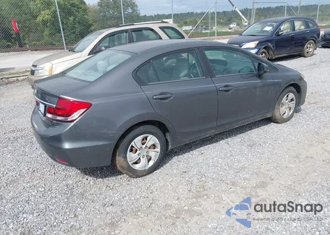 2013 Honda Civic Lx из США, поврежденный, VIN 2HGFB2F55DH559436